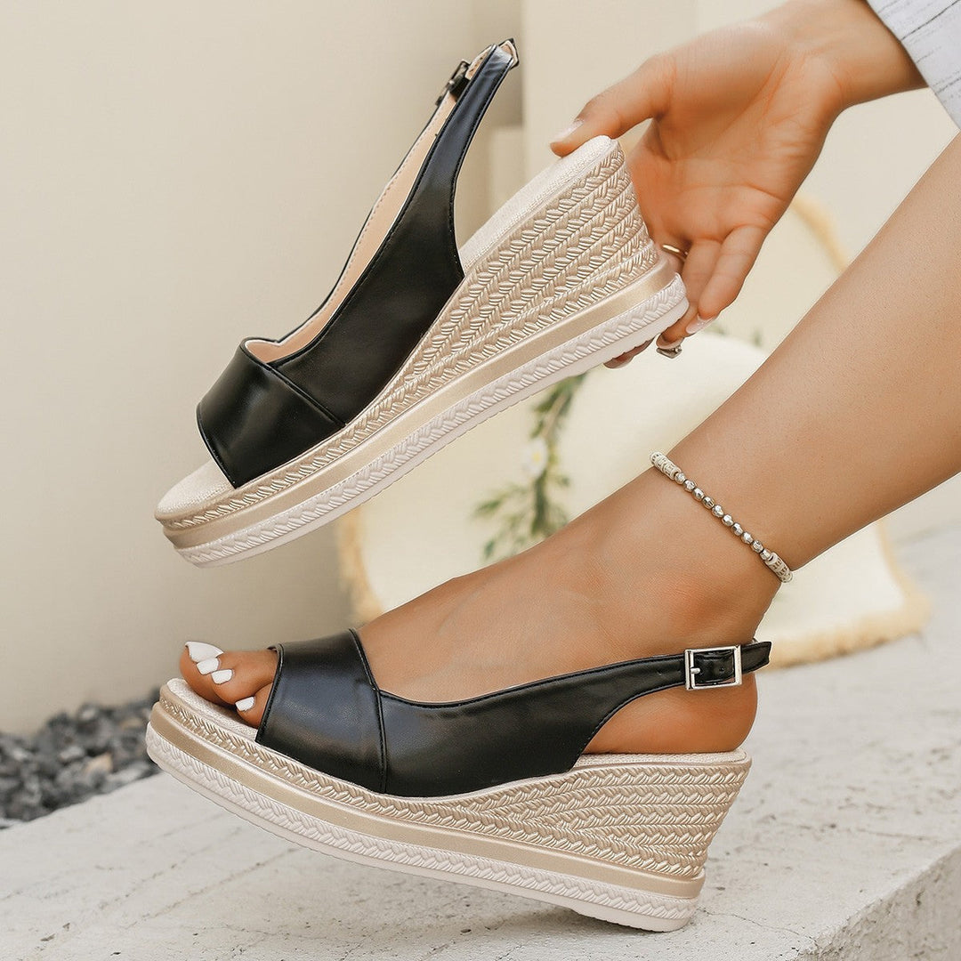 Zoey - Refined Platform Comfort Sandals