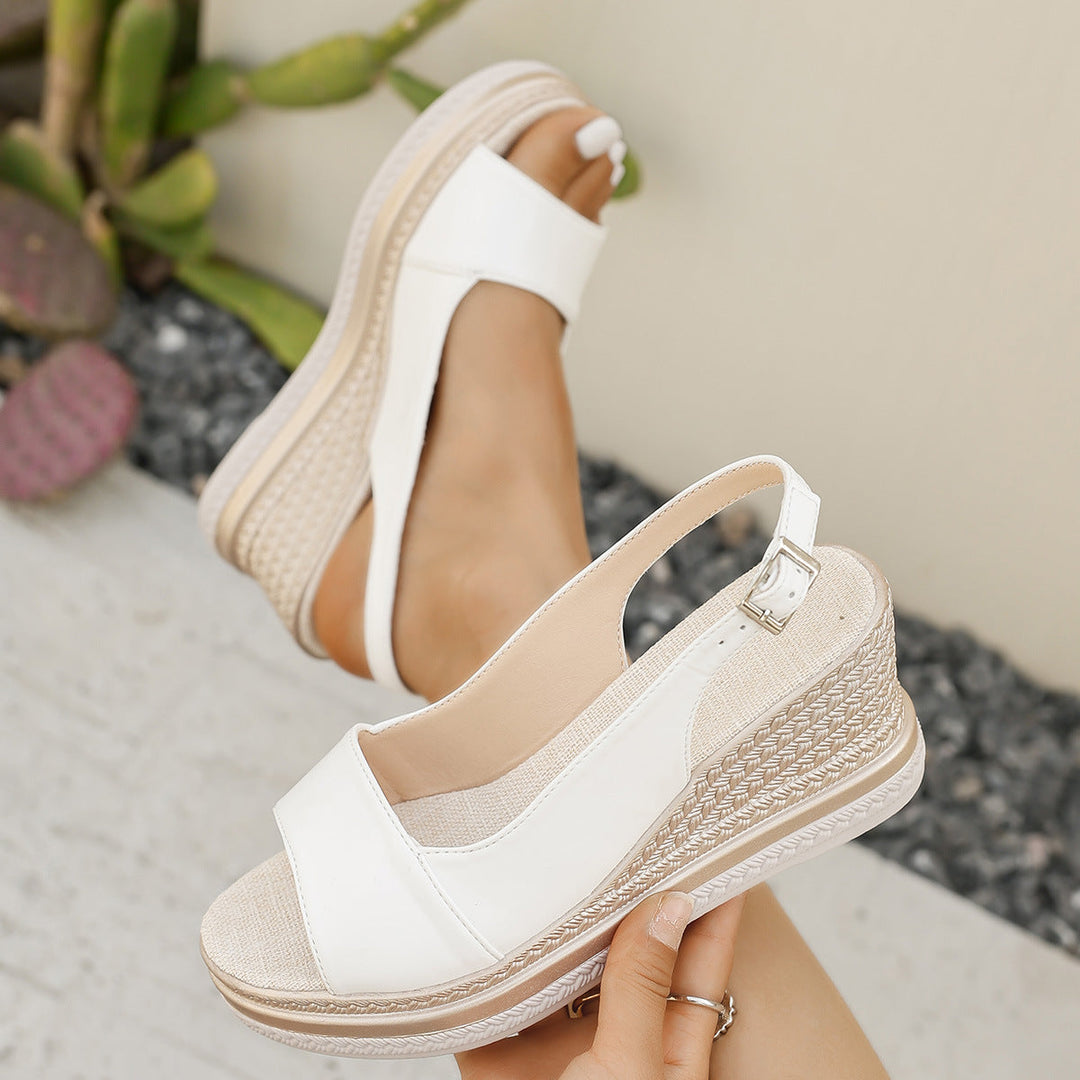 Zoey - Refined Platform Comfort Sandals