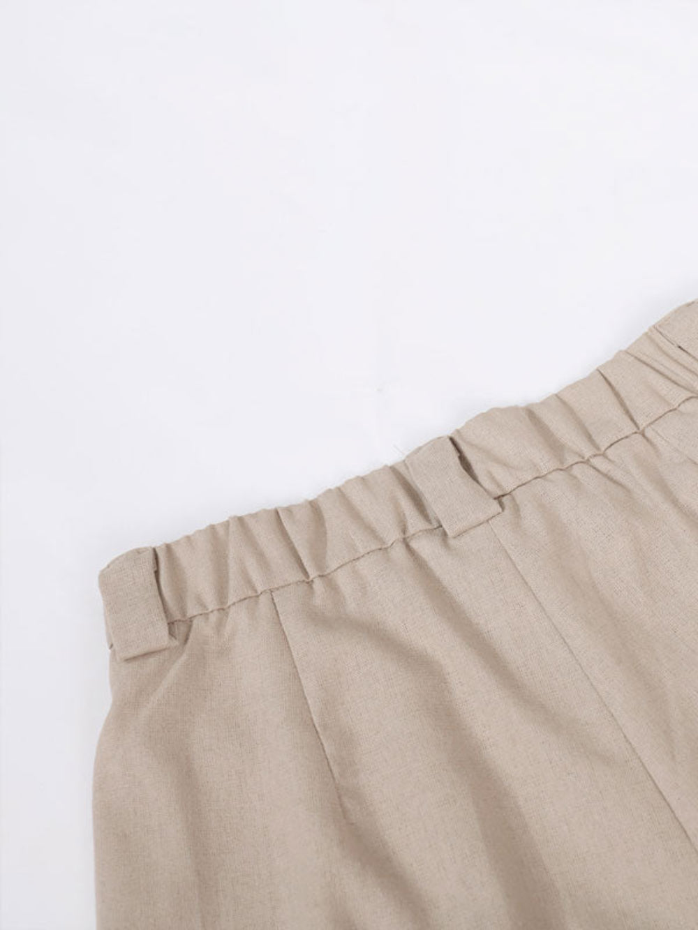 Lila V-neck Pleated Wide-leg Pants Suit