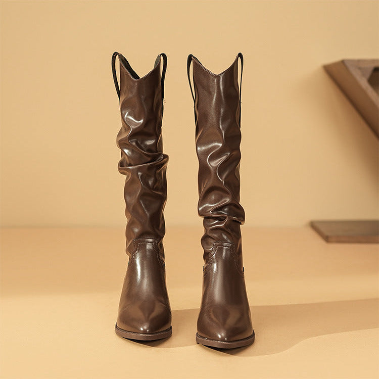 Women's Slouchy Knee-High Boots | Casual Footwear