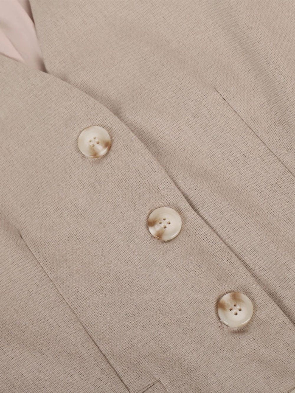 Lila V-neck Pleated Wide-leg Pants Suit
