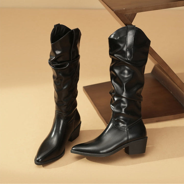 Women's Slouchy Knee-High Boots | Casual Footwear