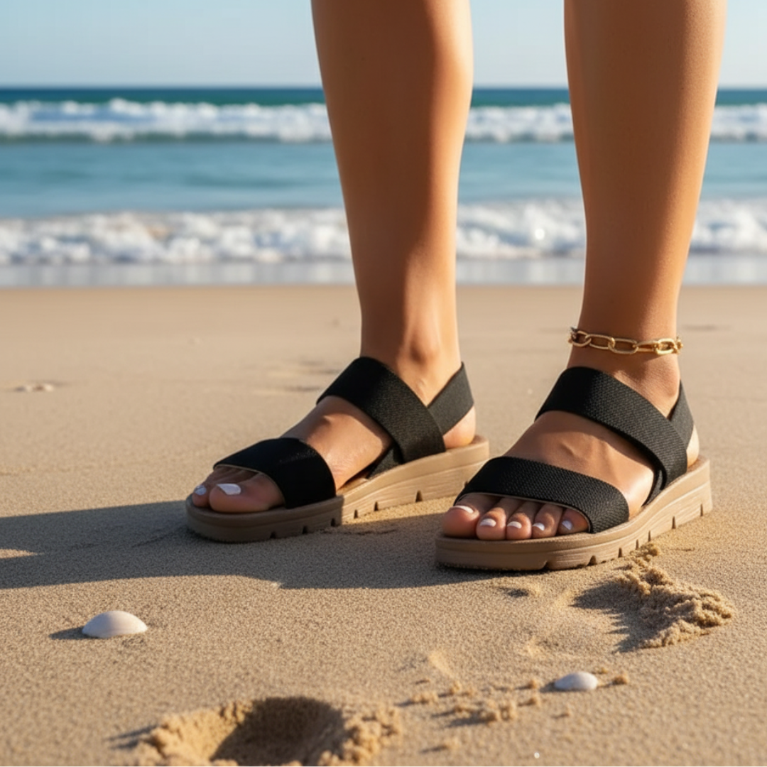 Marga - Relaxed Fit Strap Sandals