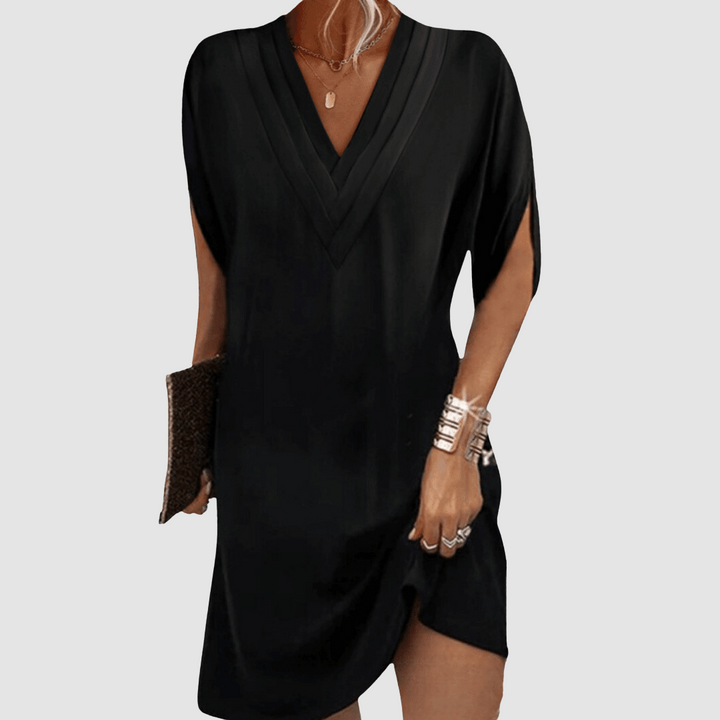 Alysa™ Elegant Dress with Half Sleeves