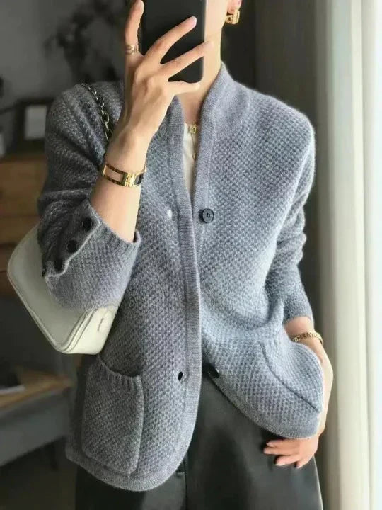 Women's Lightweight Crew Neck Pullover – Classic Long Sleeve Knit Sweater