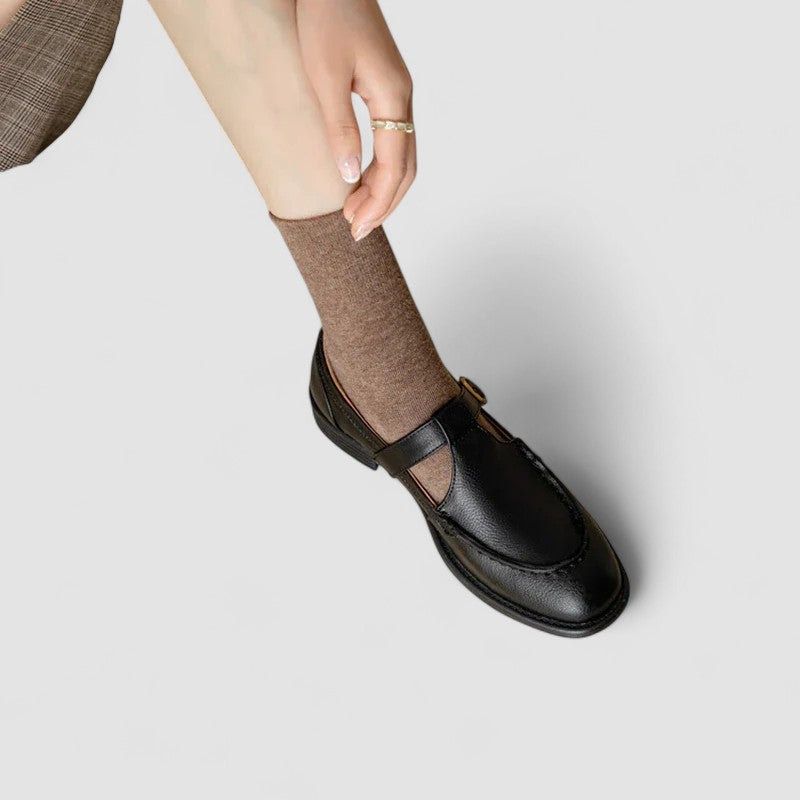 JOLENE | ORTHOPEDIC SQUARE-TOE MARY JANE SHOES