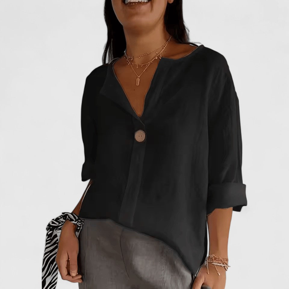 Kianna | Linen Blouse