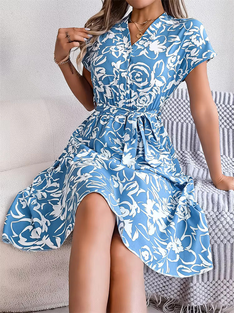Junie - Floral Printed Dress