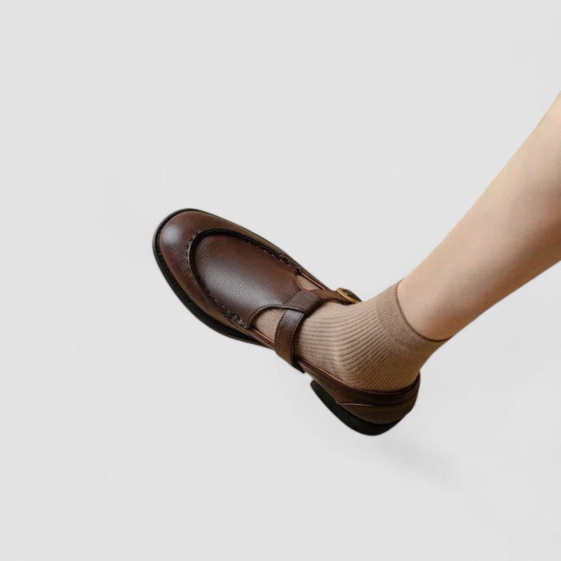 JOLENE | ORTHOPEDIC SQUARE-TOE MARY JANE SHOES