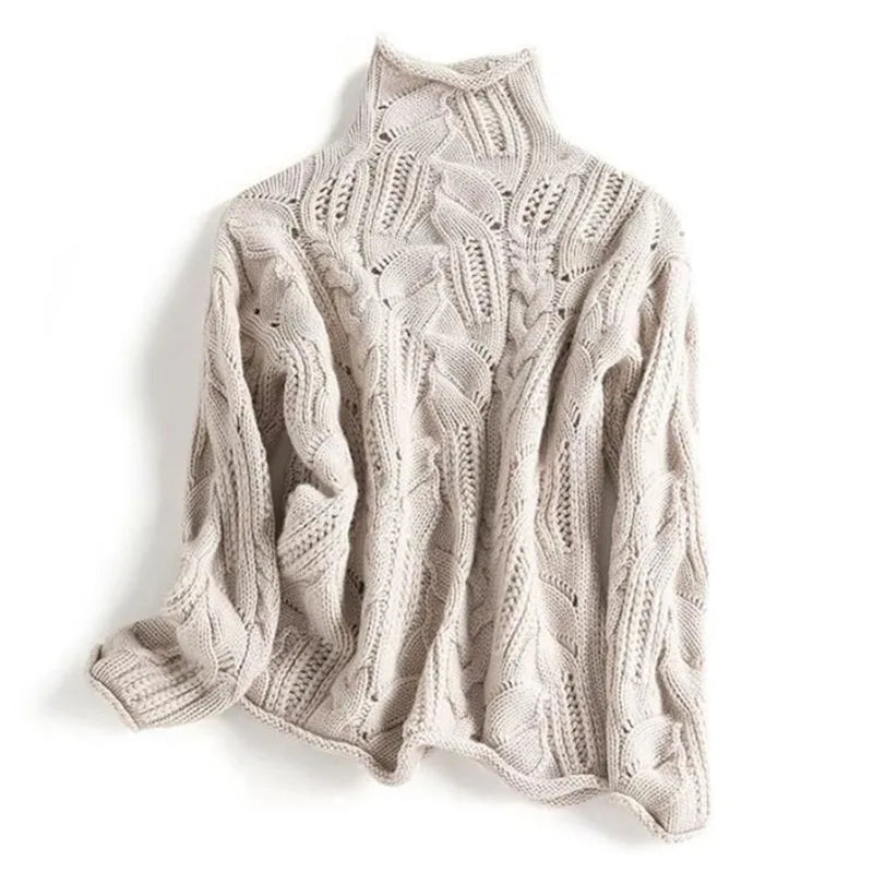 Women's Essential Crew Neck Sweater – Minimal Long Sleeve Knit Pullover