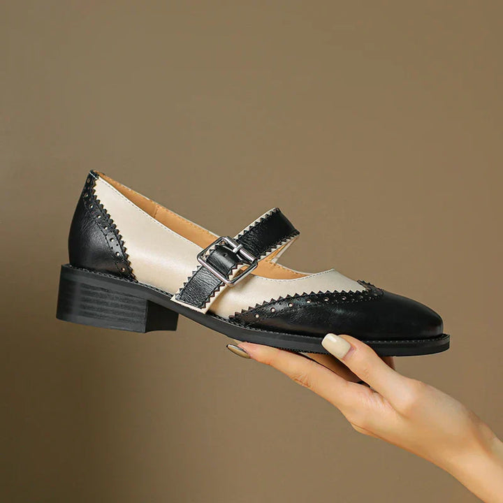 MILA | LEATHER MARY JANE SHOES