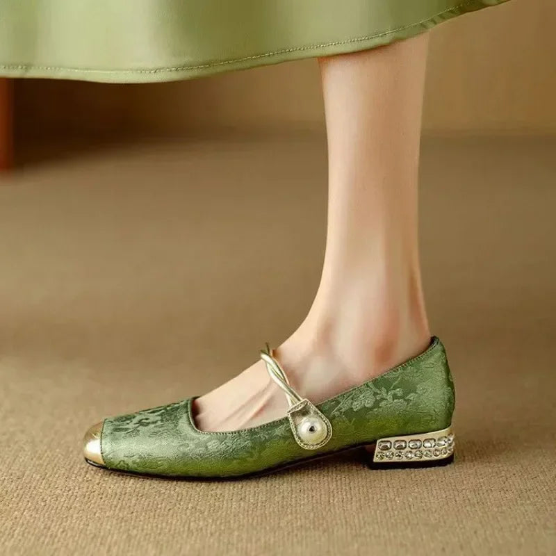 Mestelle™| Leather Mary Janes