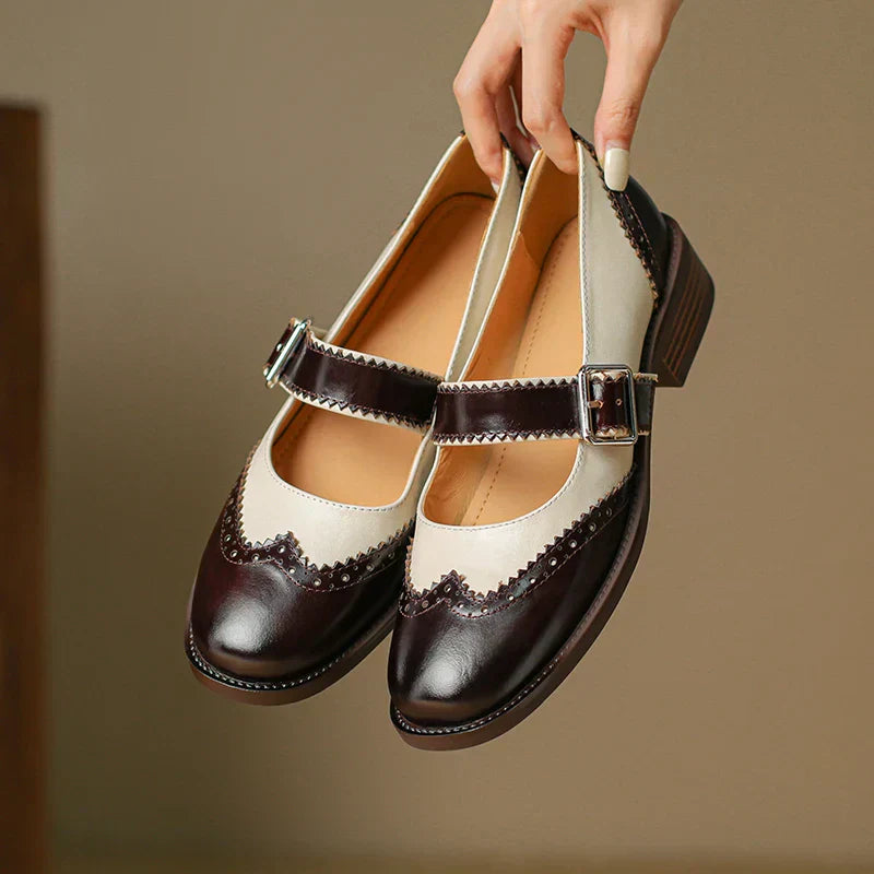 MILA | LEATHER MARY JANE SHOES