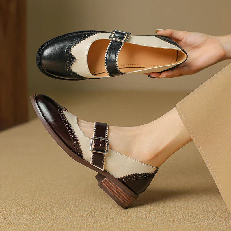 MILA | LEATHER MARY JANE SHOES