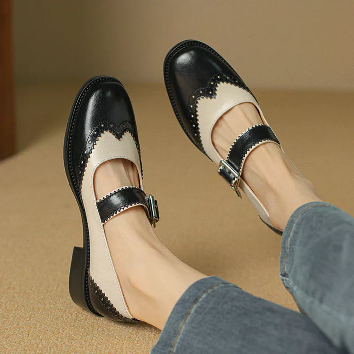 MILA | LEATHER MARY JANE SHOES