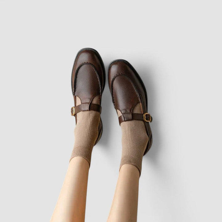 JOLENE | ORTHOPEDIC SQUARE-TOE MARY JANE SHOES