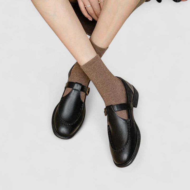 JOLENE | ORTHOPEDIC SQUARE-TOE MARY JANE SHOES