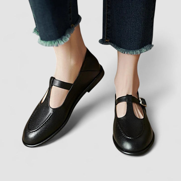 ARIANA | ORTHOPEDIC MARY JANE LOW HEEL SHOES