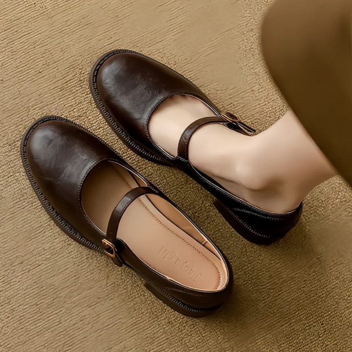 BELLA | TIMELESS LEATHER MARY JANE COMFORT SHOES