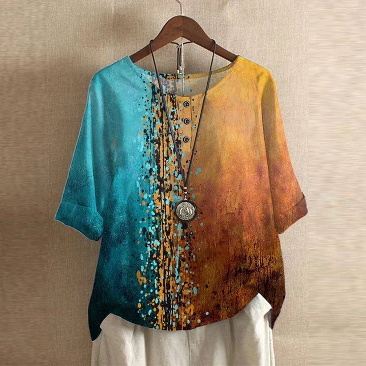 Anya | Floral Oversized Blouse for Women