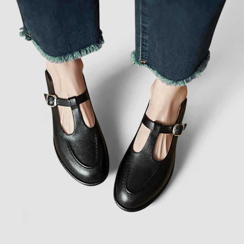 ARIANA | ORTHOPEDIC MARY JANE LOW HEEL SHOES