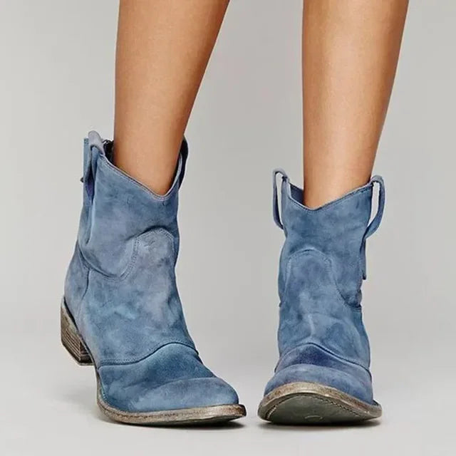 Women's Block Heel Cowboy Boots