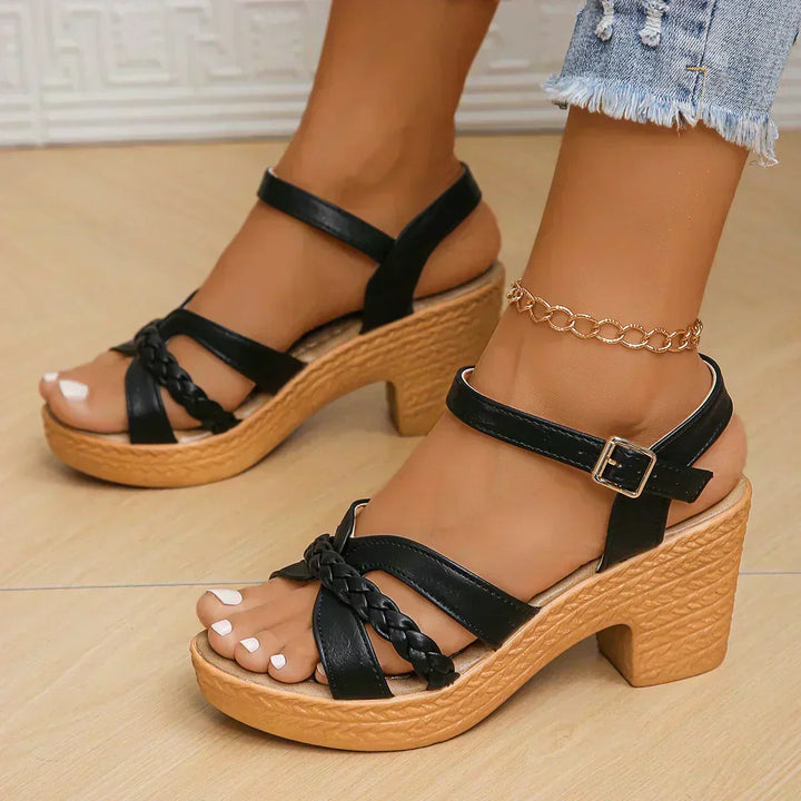 Monica- Relaxed Fit Summer Wedge Sandals