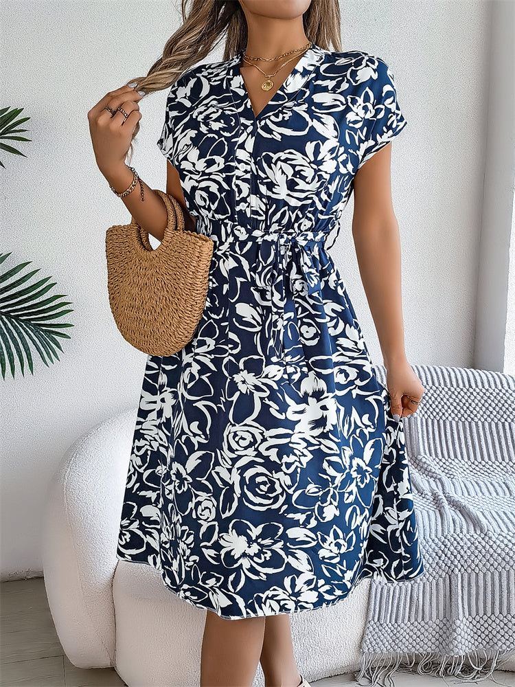 Junie - Floral Printed Dress
