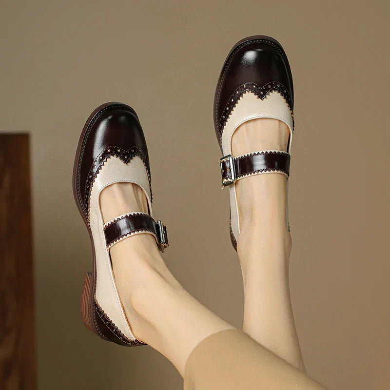 MILA | LEATHER MARY JANE SHOES