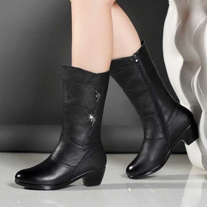 Women's Knee-High Side Zip Boots