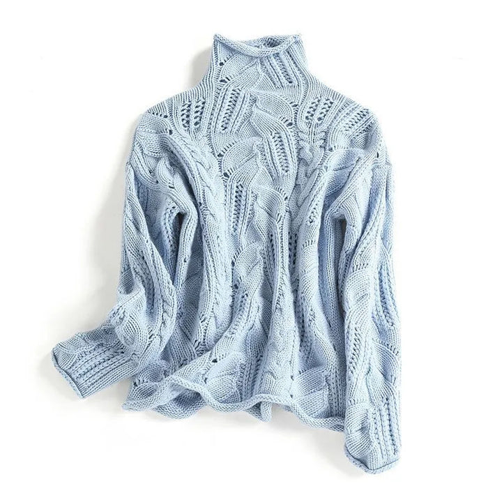 Women's Essential Crew Neck Sweater – Minimal Long Sleeve Knit Pullover