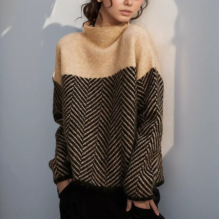 Women's Fitted Turtleneck Sweater – Soft Layering Knit