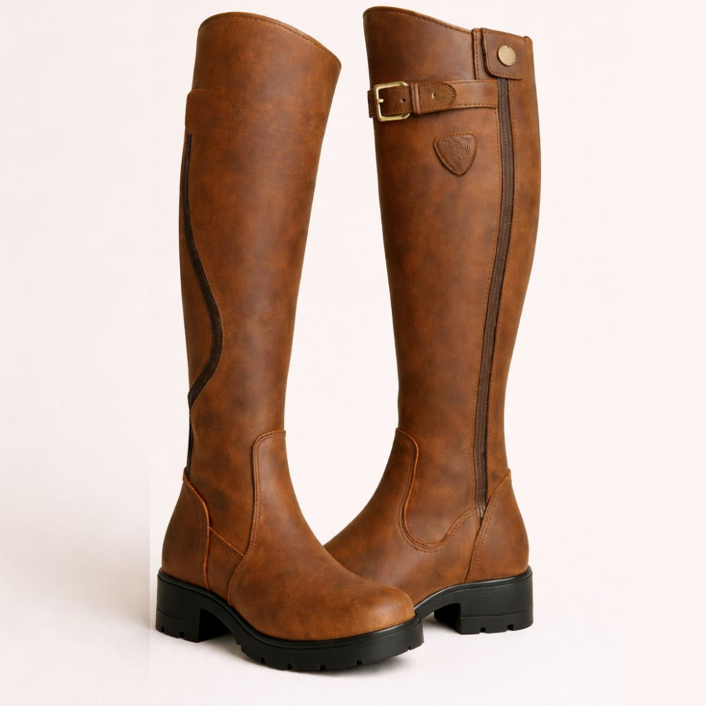 Women's Knee-High Closed-Toe Boots | Casual Footwear