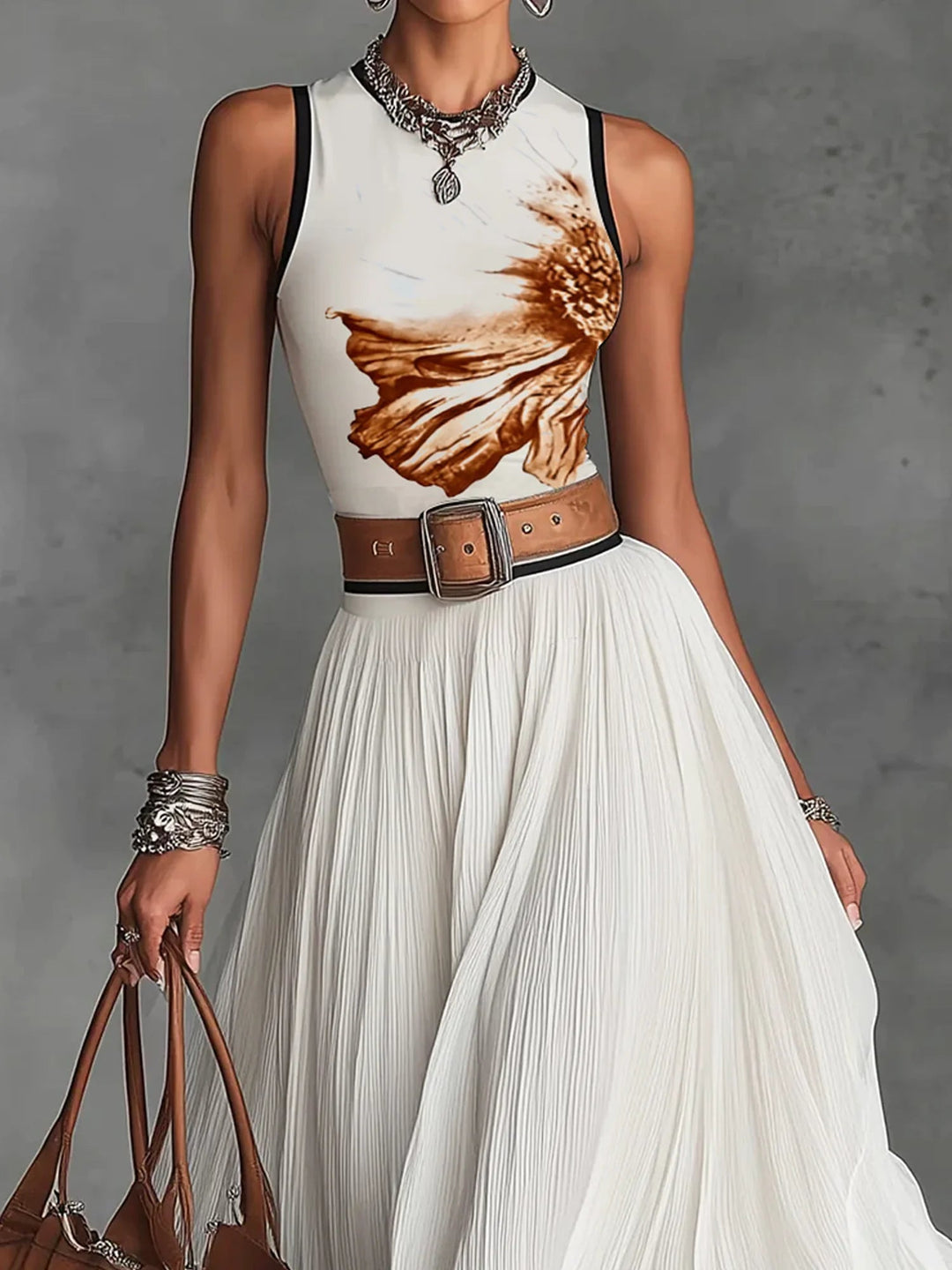Celeste Chiffon Skirt Set