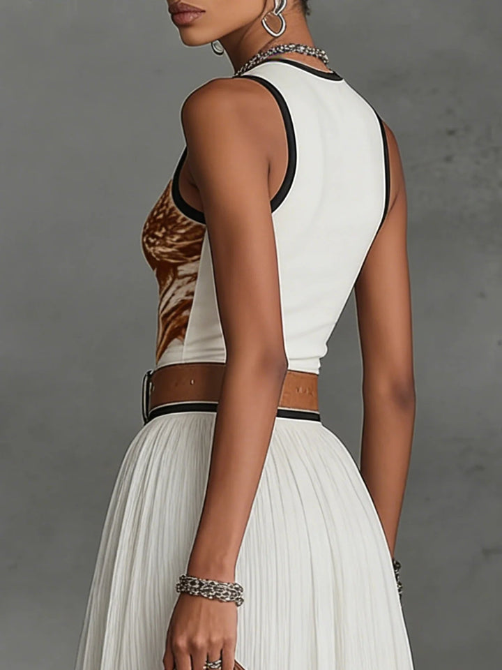 Celeste Chiffon Skirt Set