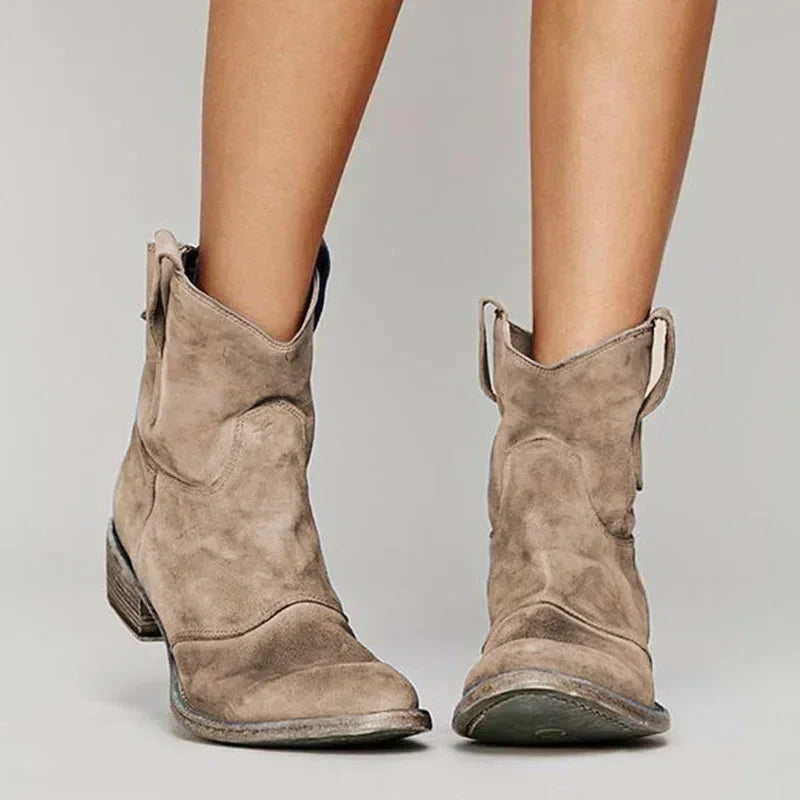 Women's Block Heel Cowboy Boots