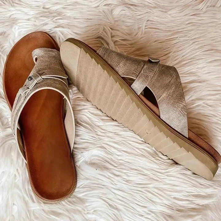 Elise | Open Toe Strappy Sandals for Women