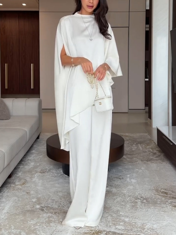 Samantha Satin Top and Pants Set