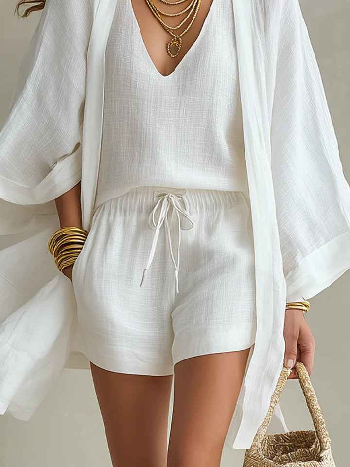 Sophie Cardigan and Shorts Set