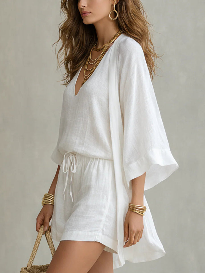 Sophie Cardigan and Shorts Set