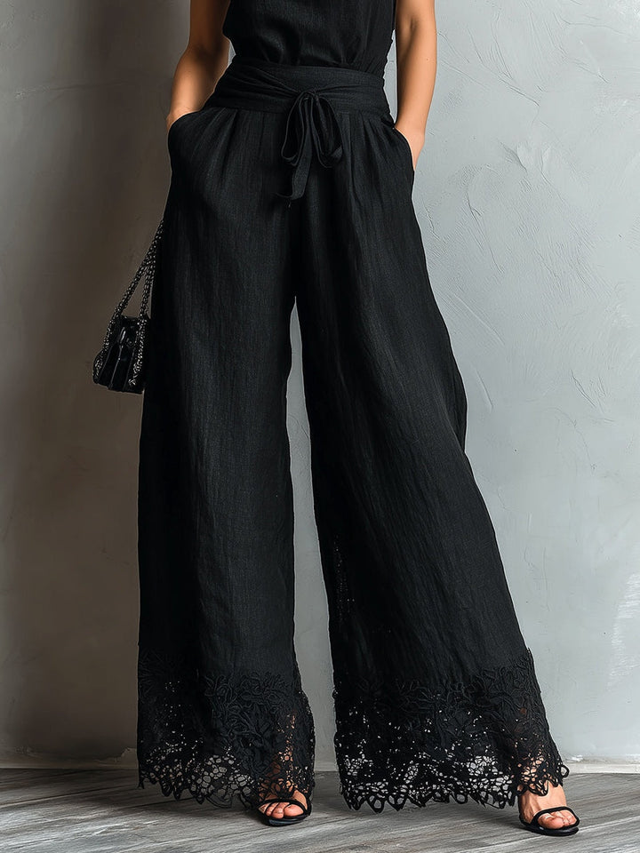 Lila Halter Neck Vest Set