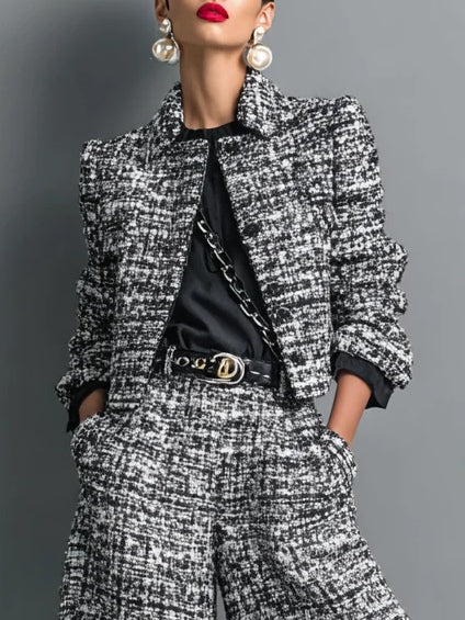 Tessa Tweed Jacket and Pants Set