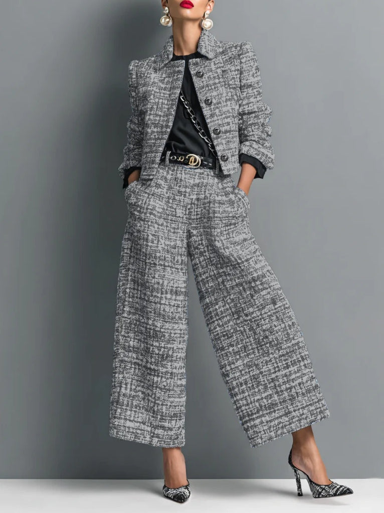 Tessa Tweed Jacket and Pants Set
