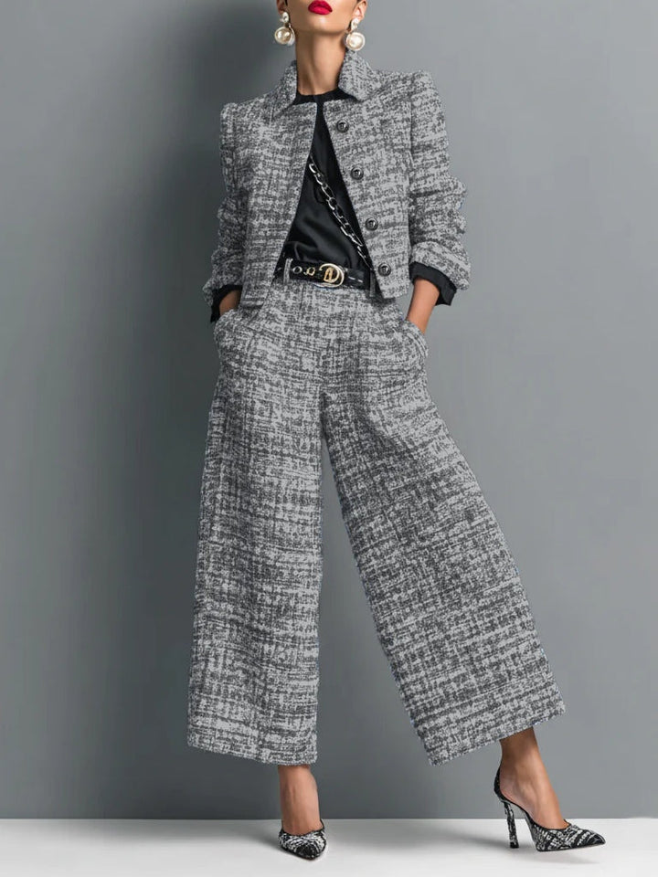 Tessa Tweed Jacket and Pants Set