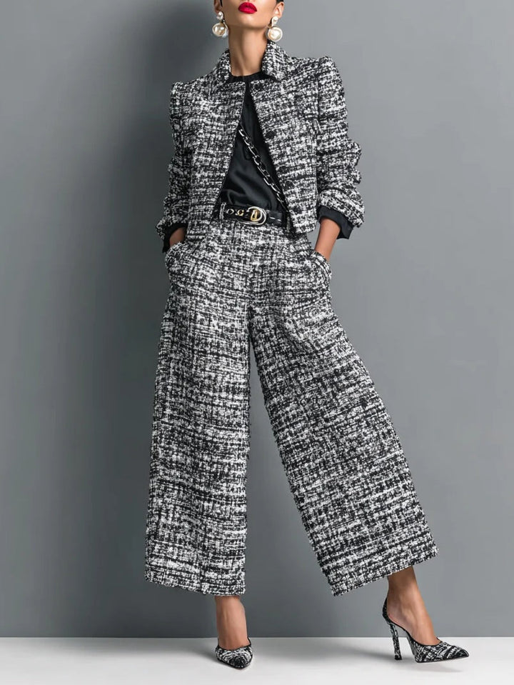 Tessa Tweed Jacket and Pants Set