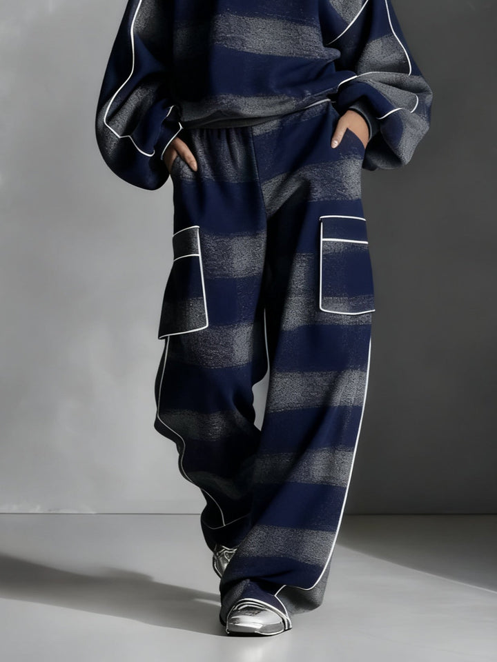 Avery Plaid Sweatshirt and Pants Set