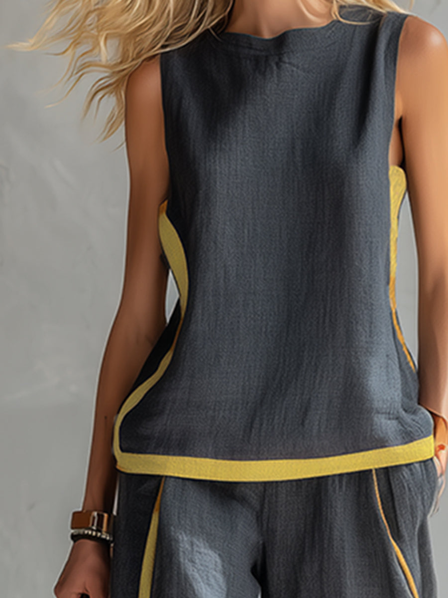 Maya | Wide Leg Two-Piece Set for Women