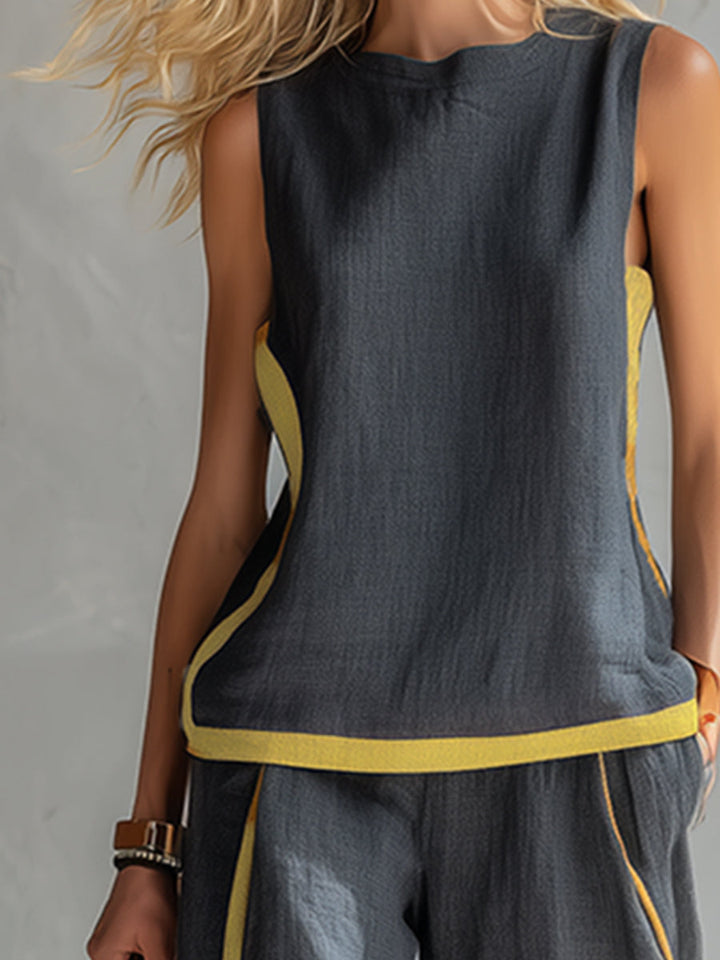 Maya | Wide Leg Two-Piece Set for Women