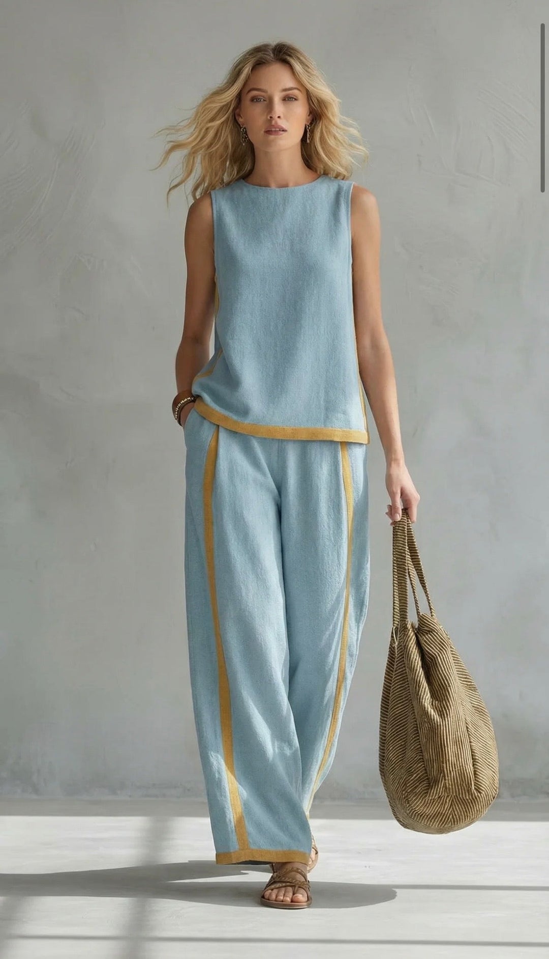 Maya | Wide Leg Two-Piece Set for Women