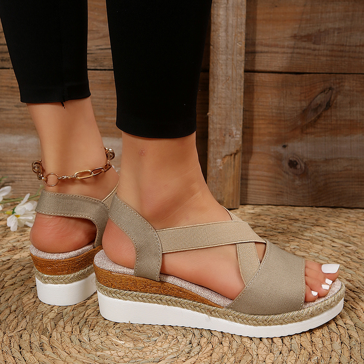 Layla - Effortless Comfort Wedge Sandals